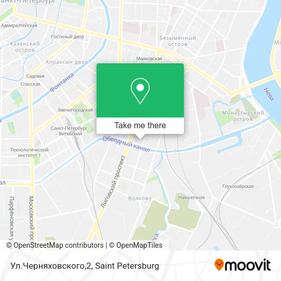 Ул.Черняховского,2 map