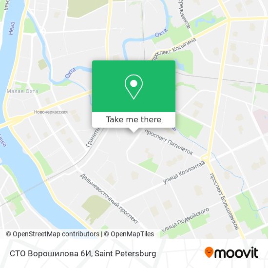 СТО Ворошилова 6И map