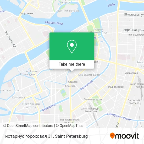 нотариус гороховая 31 map