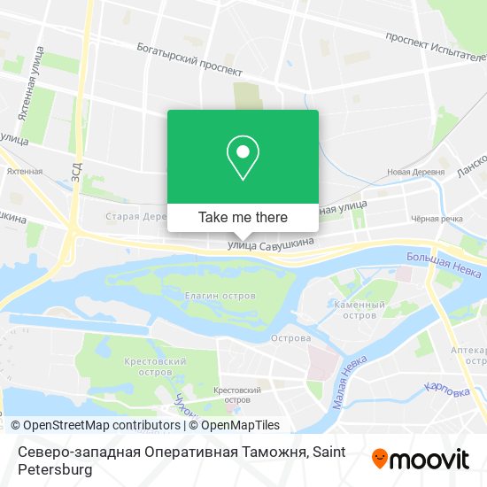 Северо-западная Оперативная Таможня map