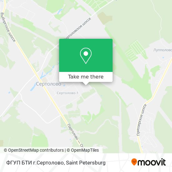 ФГУП БТИ г.Сертолово map