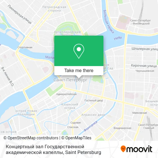 Концертный зал Государственной академической капеллы map