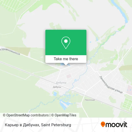 Карьер в Дибунах map