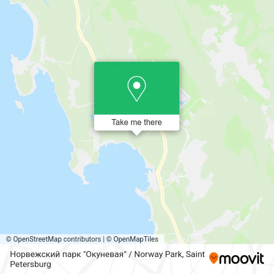 Норвежский парк "Окуневая" / Norway Park map