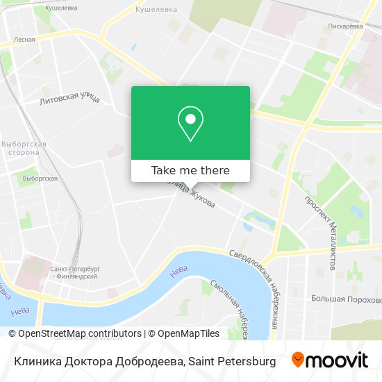 Клиника Доктора Добродеева map