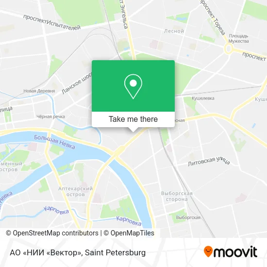АО «НИИ «Вектор» map