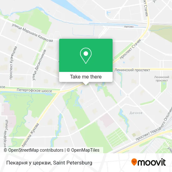 Пекарня у церкви map