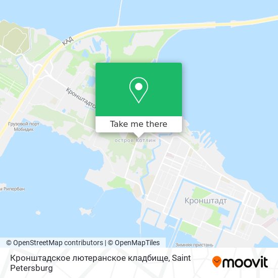 Кронштадское лютеранское кладбище map
