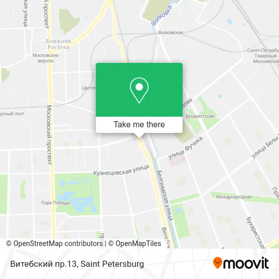 Витебский пр.13 map