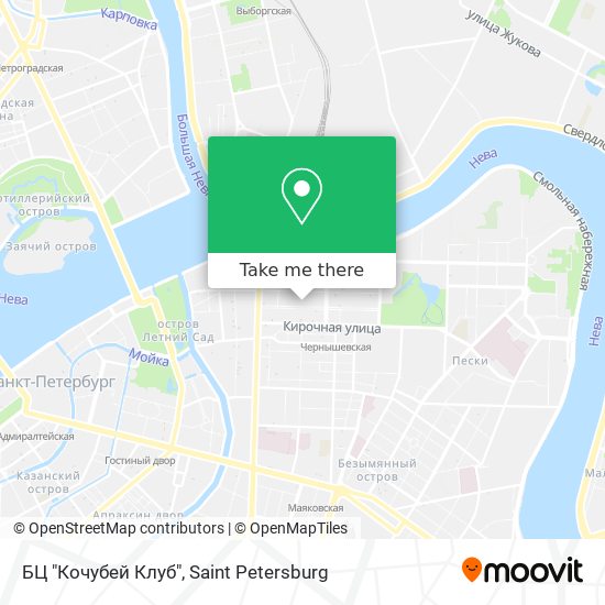 БЦ "Кочубей Клуб" map