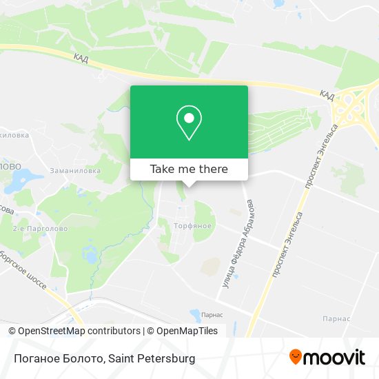 Поганое Болото map