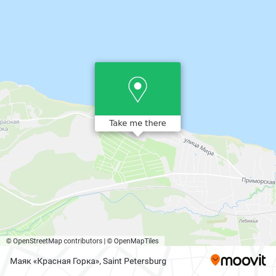 Маяк «Красная Горка» map
