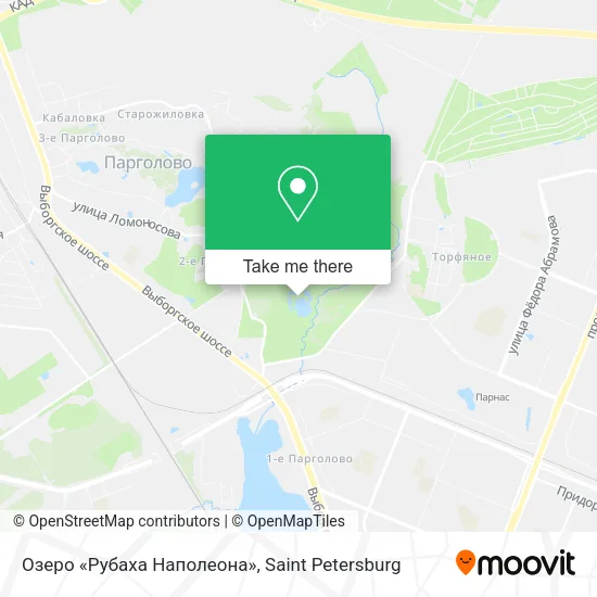 Озеро «Рубаха Наполеона» map