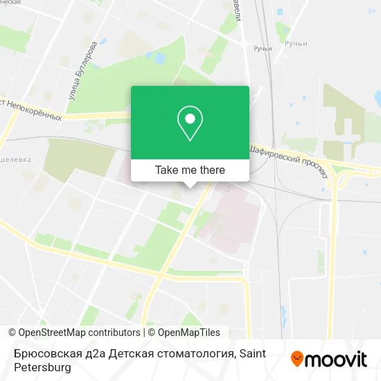 Брюсовская д2а Детская стоматология map