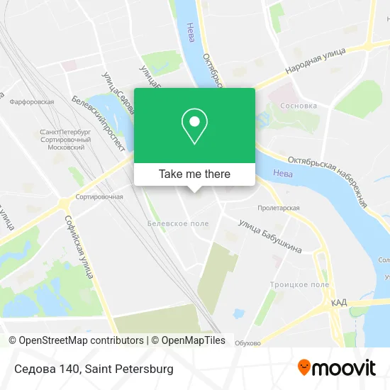 Седова 140 map