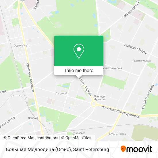 Большая Медведица (Офис) map