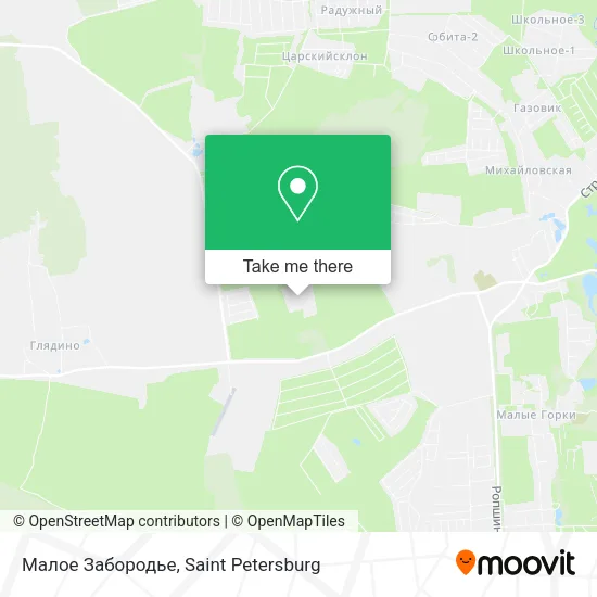 Малое Забородье map