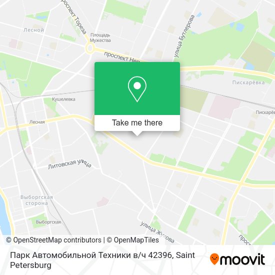 Парк Автомобильной Техники в / ч 42396 map