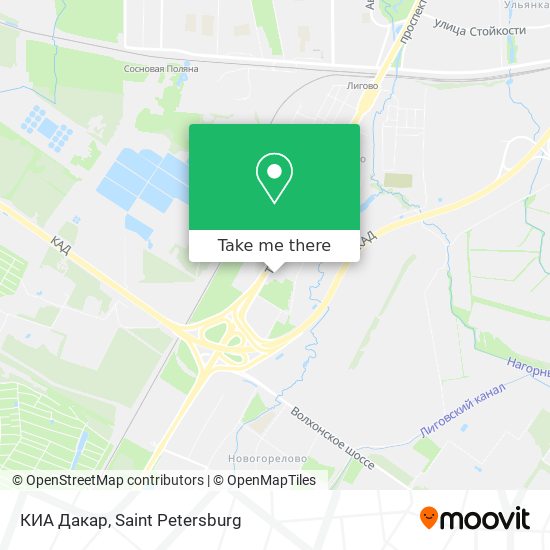 КИА Дакар map