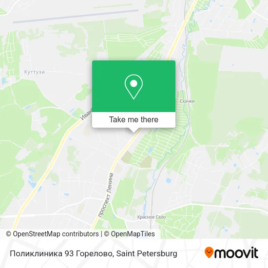 Поликлиника 93 Горелово map