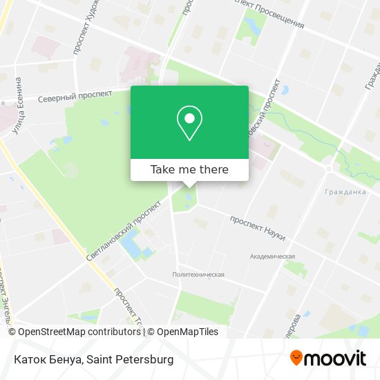 Каток Бенуа map