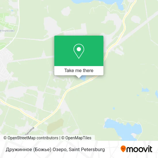 Дружинное (Божье) Озеро map