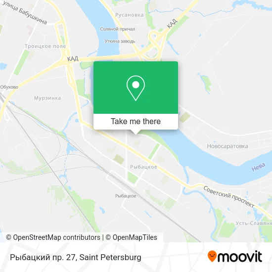 Рыбацкий пр. 27 map