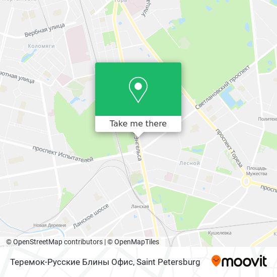 Теремок-Русские Блины Офис map