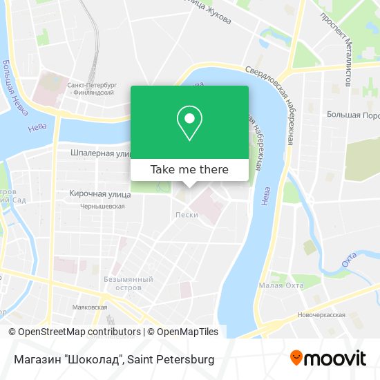 Магазин "Шоколад" map