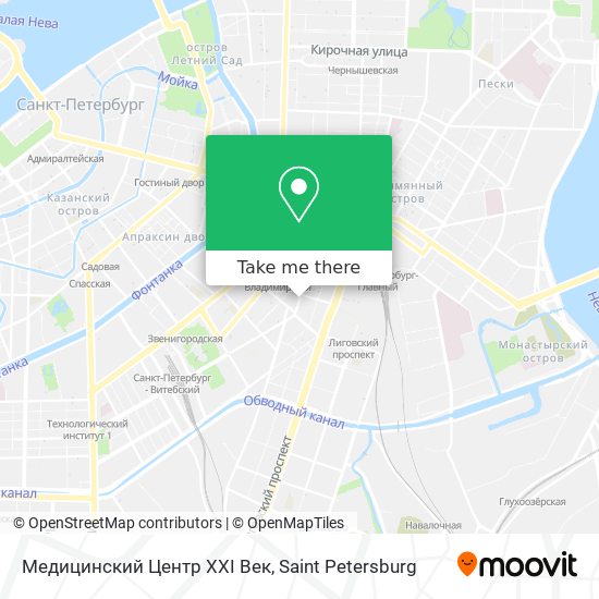 Медицинский Центр XXI Век map