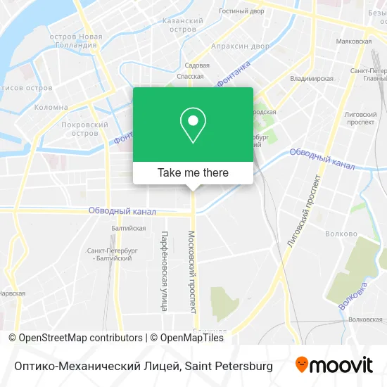 Оптико-Механический Лицей map