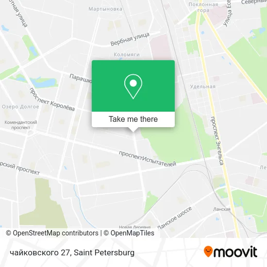 чайковского 27 map