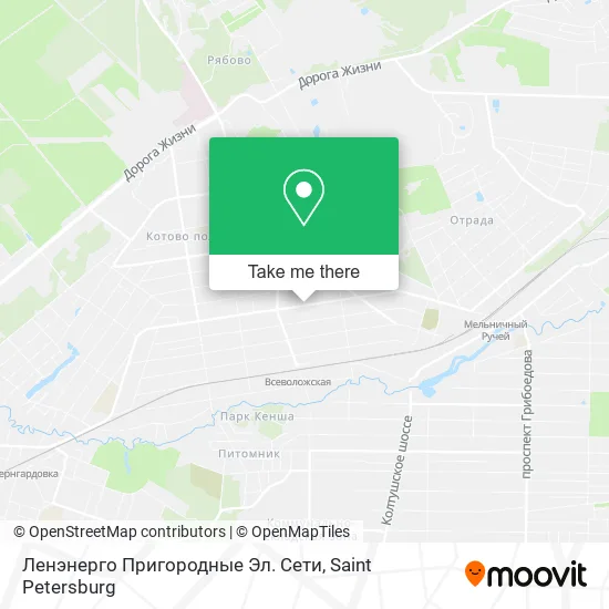 Ленэнерго Пригородные Эл. Сети map