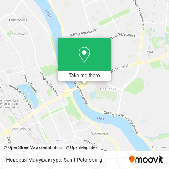 Невская Мануфактура map