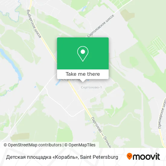 Детская площадка «Корабль» map