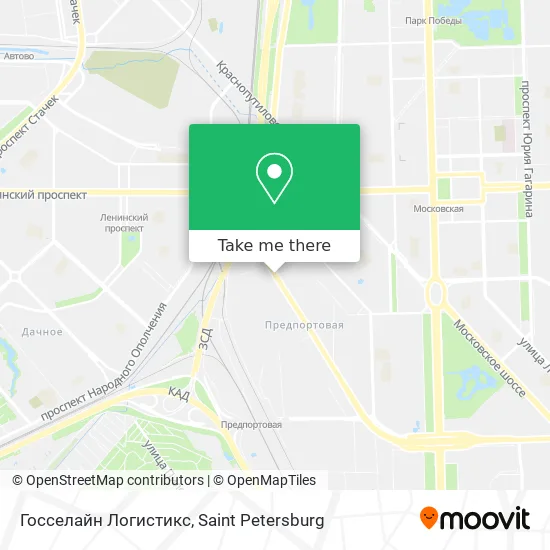 Госселайн Логистикс map