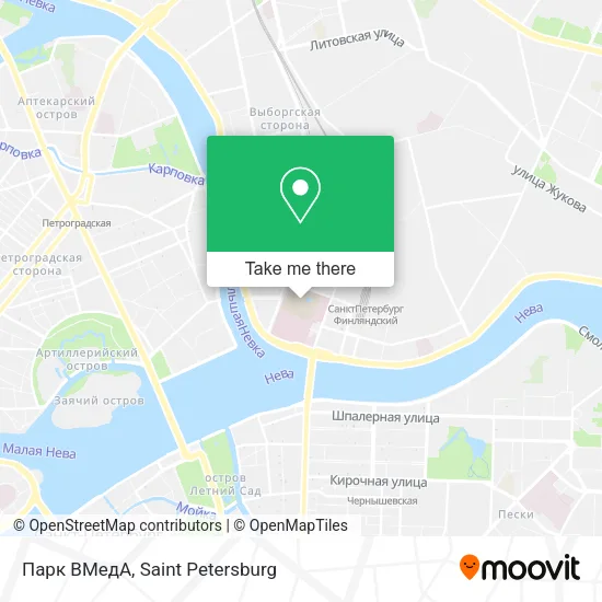 Парк ВМедА map