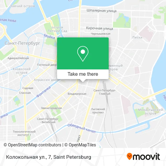 Колокольная ул., 7 map