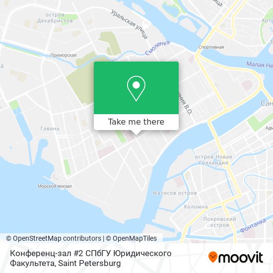 Конференц-зал #2 СПбГУ Юридического Факультета map