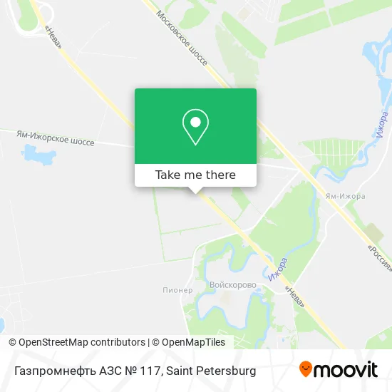 Газпромнефть АЗС № 117 map