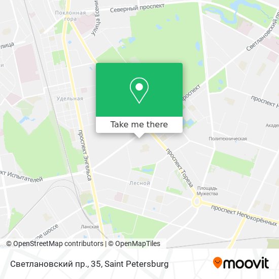 Светлановский пр., 35 map