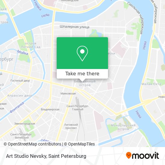 Art Studio Nevsky map