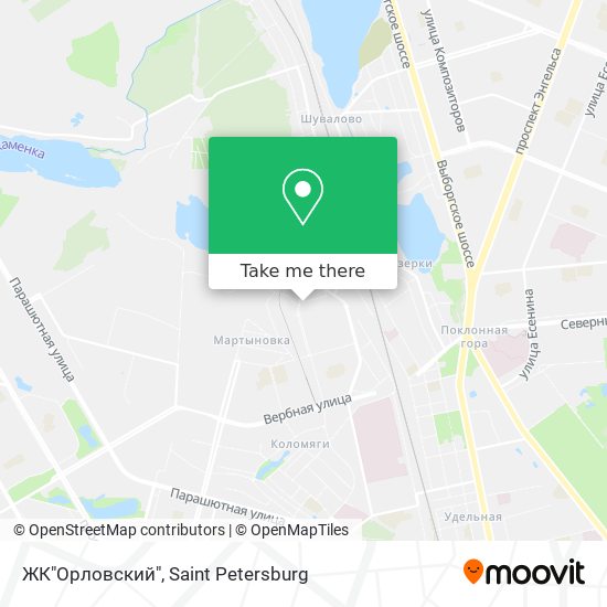ЖК"Орловский" map