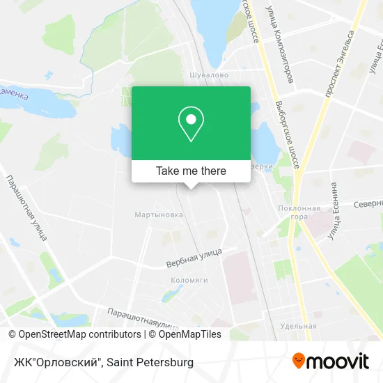 ЖК"Орловский" map