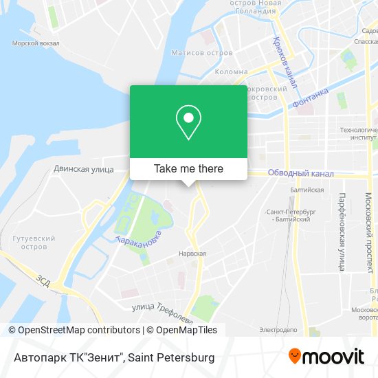 Автопарк ТК"Зенит" map