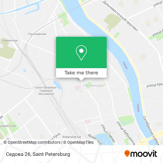 Седова 26 map