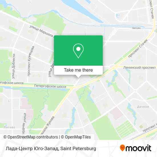 Лада-Центр Юго-Запад map