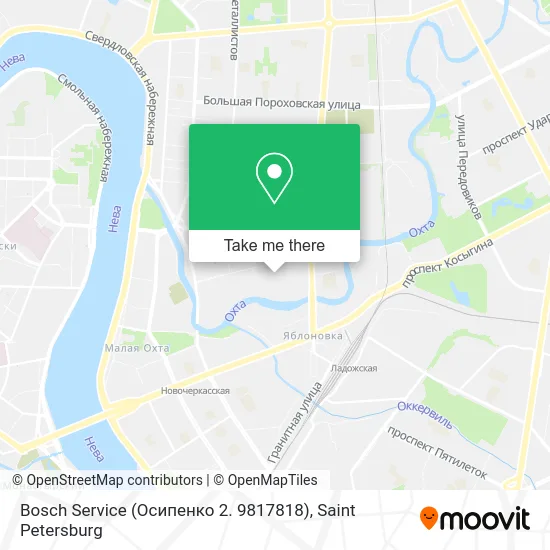 Bosch Service (Осипенко 2.  9817818) map