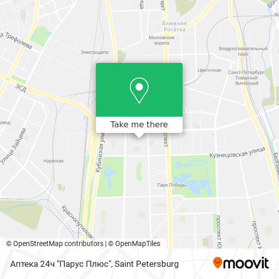 Аптека 24ч "Парус Плюс" map