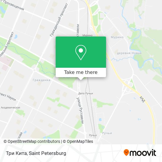 Три Кита map